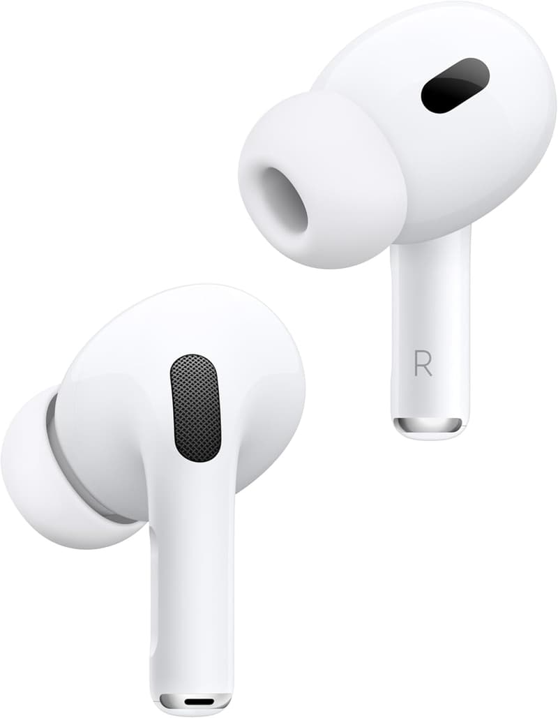 Apple AirPods Pro 2 ワイヤレスイヤホン - アクティブノイズキャンセリング、空間オーディオ、USB-C充電、Qi充電対応