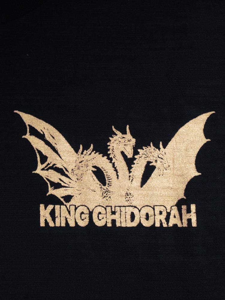 富嶽デザイン抜染Tシャツ ブラック Lサイズ(身丈68.5×身巾51cm)