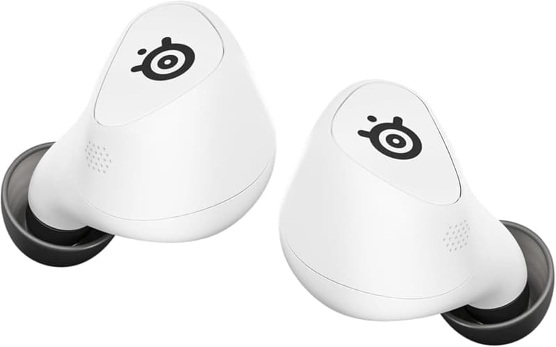 モンスターハンター向けゲーミングワイヤレスイヤホン Arctis GameBuds ホワイト Bluetooth 5.3 ANC IP55防水 40時間バッテリー