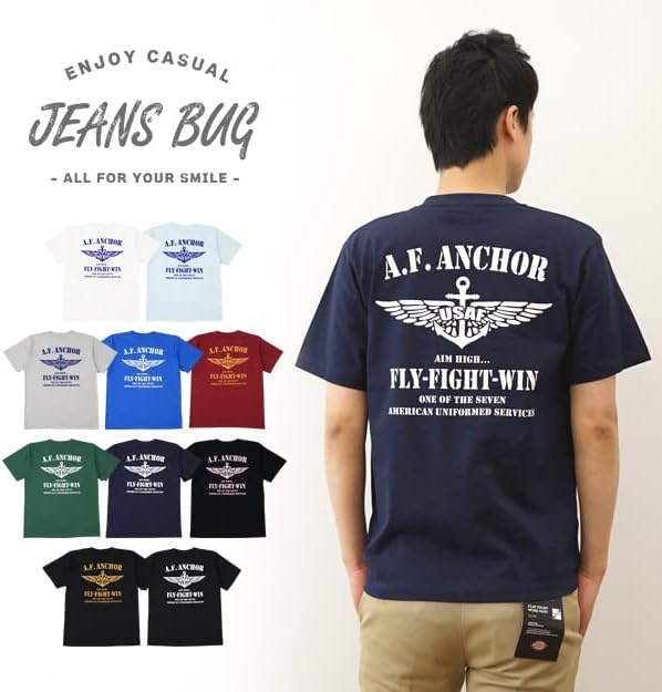 エアフォース オリジナルプリント半袖Tシャツ メンズ・レディース
