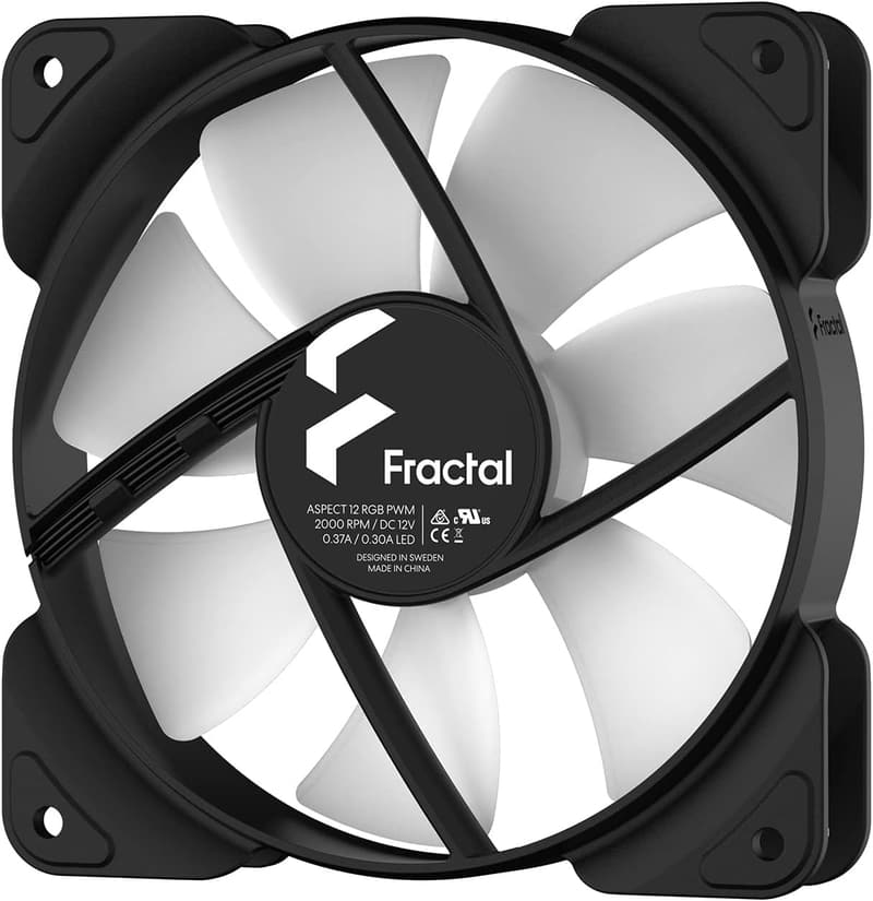 Fractal Design Aspect 12 RGB ケースファン 3本セット 12cm デイジーチェーン対応