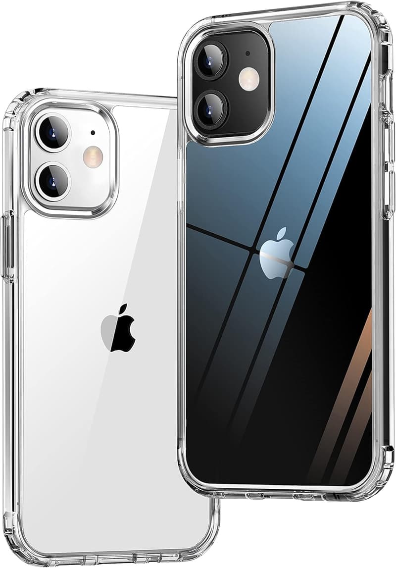 iPhone11用超透明ハードケース 米軍MIL規格 超耐衝撃エアバッグ付き クリスタルクリア
