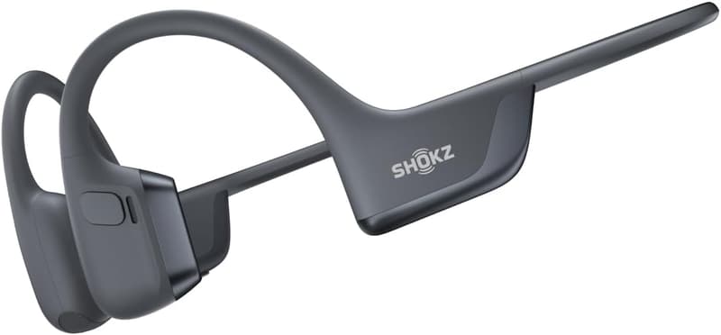 ワイヤレス骨伝導イヤホン Shokz OpenRun Pro 2 - マイク付き・防水・急速充電・12時間再生 - ブラック