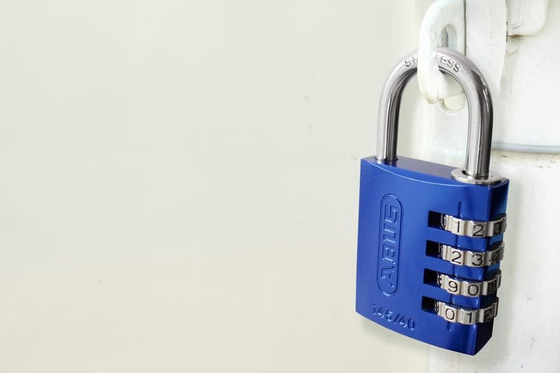 ABUS 145IB シルバー ナンバー可変式南京錠