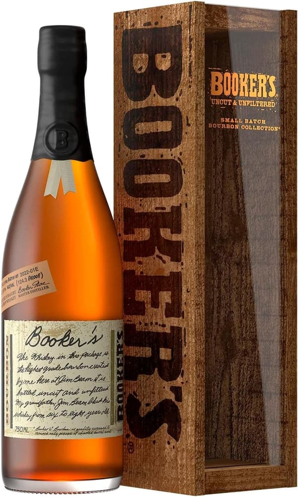 ブッカーズ バーボンウイスキー 木箱入り 750ml