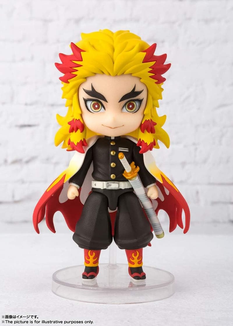 煉獄杏寿郎 PVC・ABS製 塗装済み可動フィギュア【鬼滅の刃】約90mm