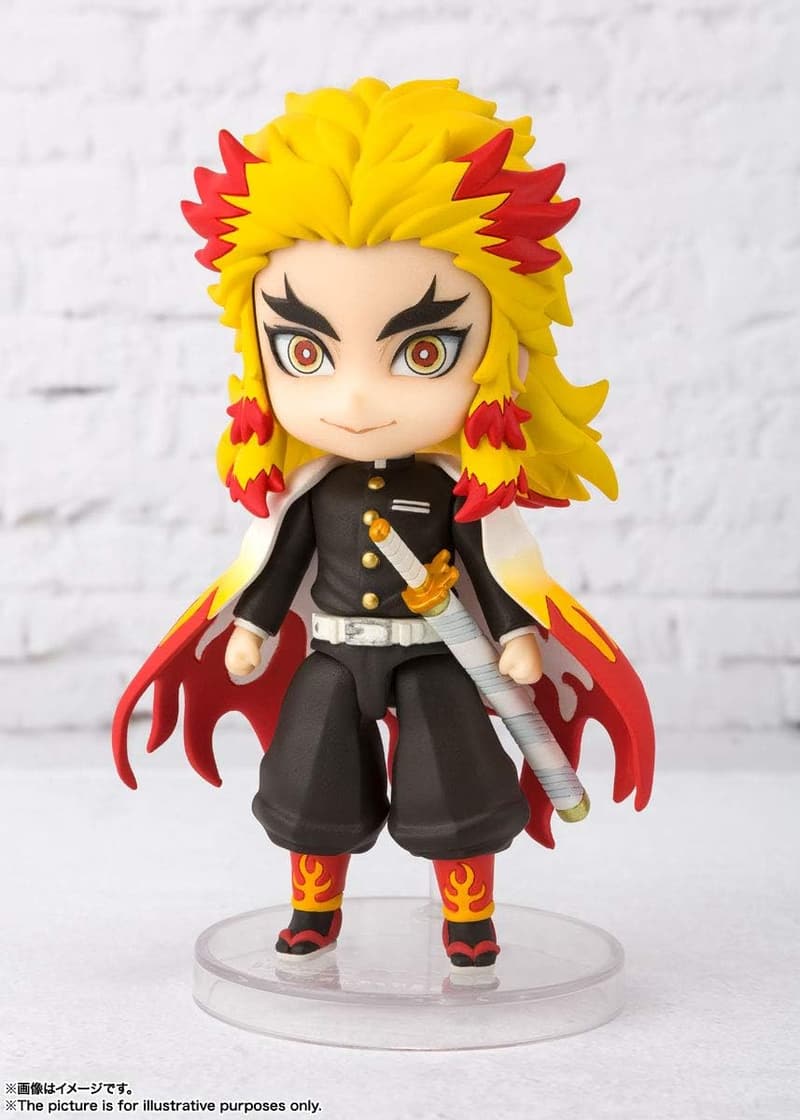 煉獄杏寿郎 PVC・ABS製 塗装済み可動フィギュア【鬼滅の刃】約90mm
