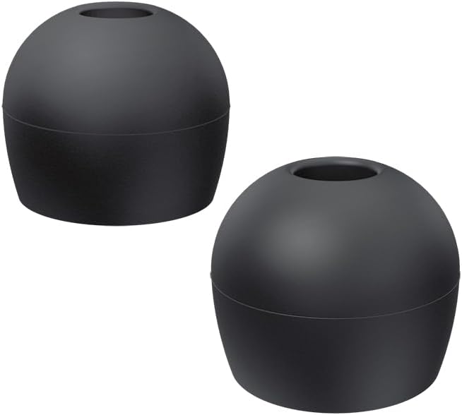 ディープマウントイヤーピース(ブラック・全サイズセット)重低音強化・高遮音性