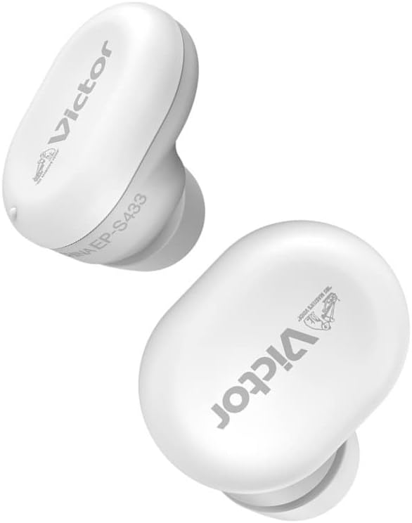 JVCケンウッド 耳栓 EP-S433 高遮音性35dB エアクッション型 睡眠・勉強用 ホワイト