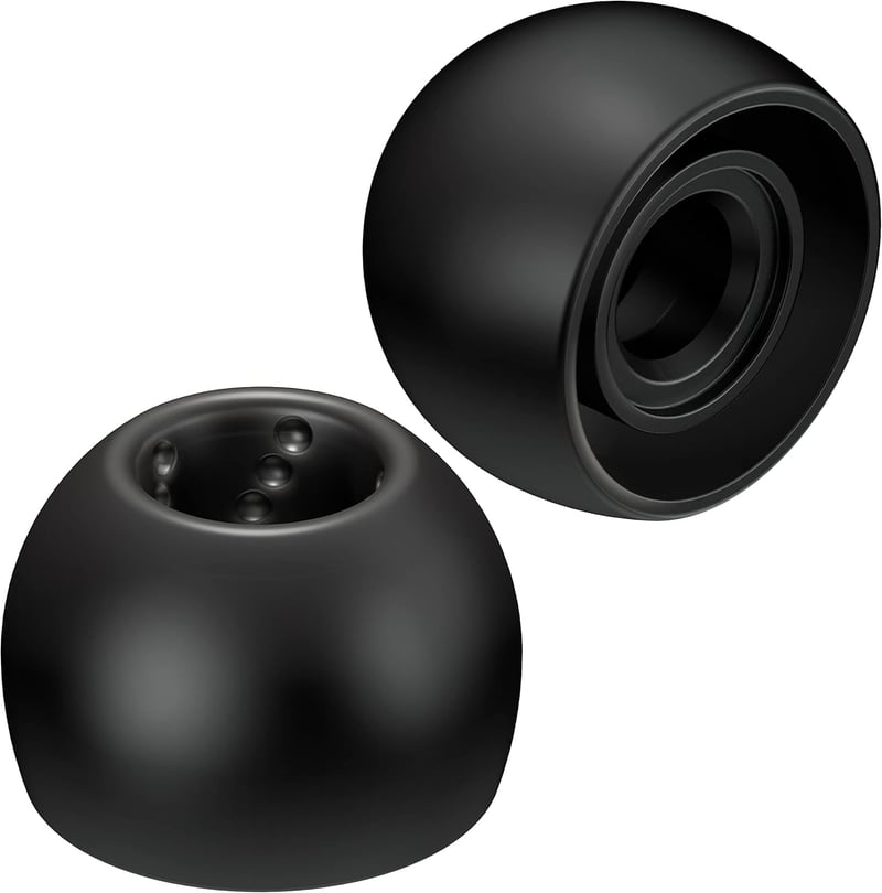 JVC EP-FX9ML-B 交換用イヤーピース スパイラルドット MLサイズ 6個入り ブラック