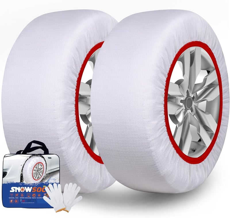 冬季用軽自動車タイヤチェーン スノーソックス 布製 215/35R18対応