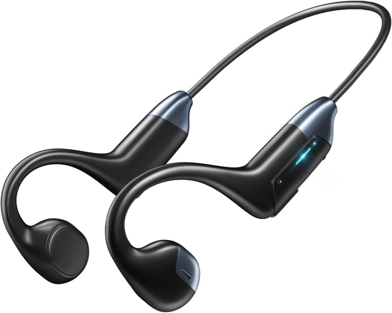 Bluetooth5.4 骨伝導ヘッドホン スポーツ向け IPX7防水 マイク付き 11時間駆動【快適装着感】