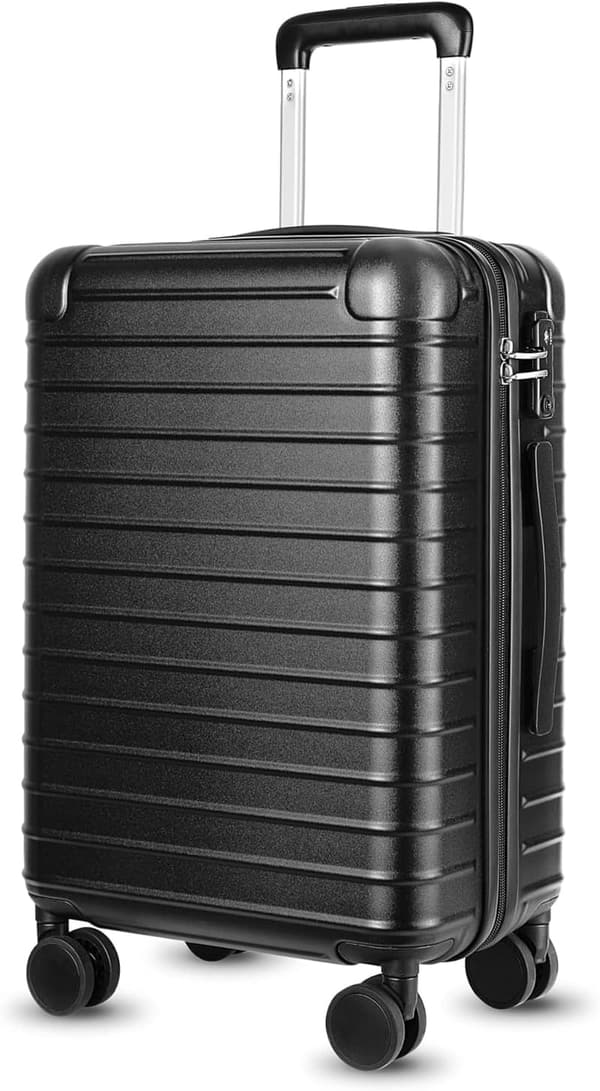 機内持ち込みスーツケース Sサイズ 耐衝撃 軽量 40L ブラック