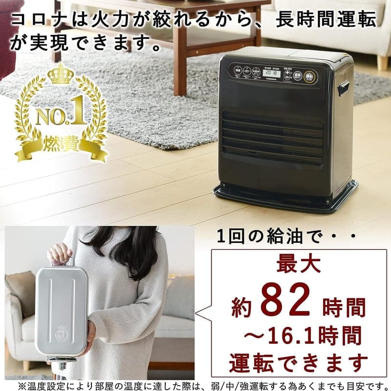 コロナ 石油ファンヒーター 日本製 木造9畳/コンクリート12畳対応 ニオイ低減機能 ホワイト FH-G32YA5(W)