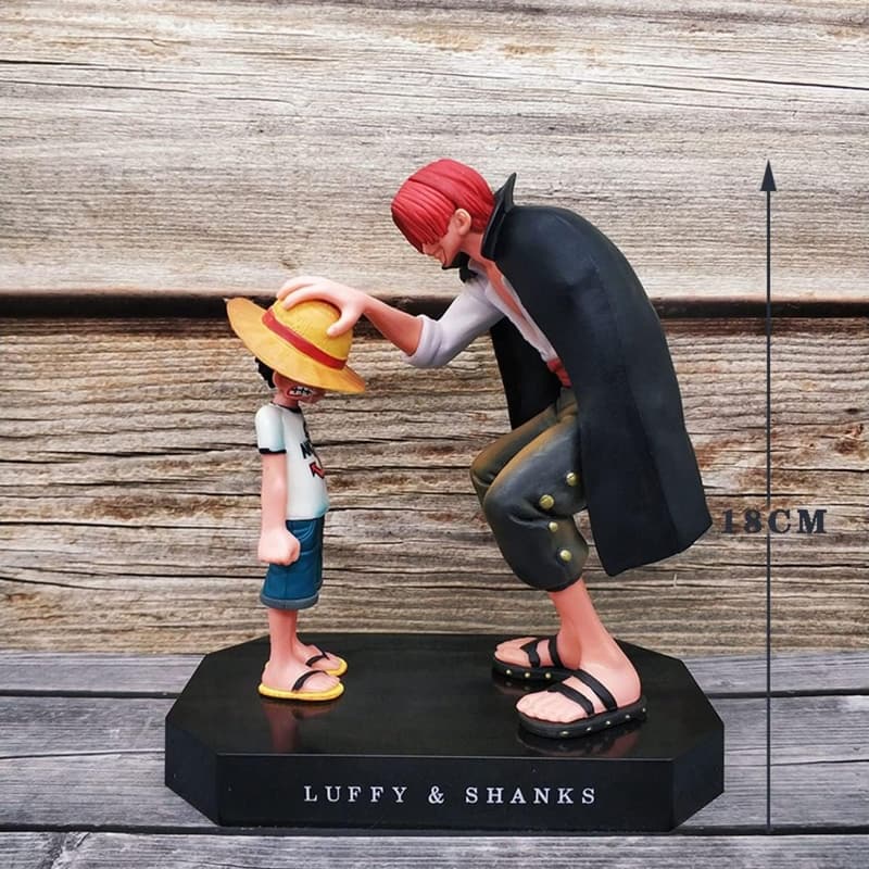 ワンピース ルフィ&シャンクス 塗装済み完成品フィギュア