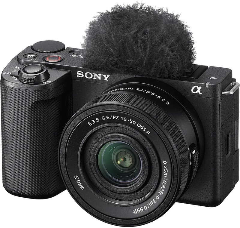 VLOG用レンズ交換式ミラーレスカメラ SONY ZV-E10M2 ブラック パワーズームレンズキット ウィンドスクリーン付属