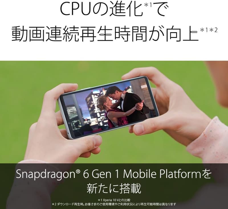 ソニー Xperia 10 VI ブルー SIMフリースマートフォン【日本正規代理店品】