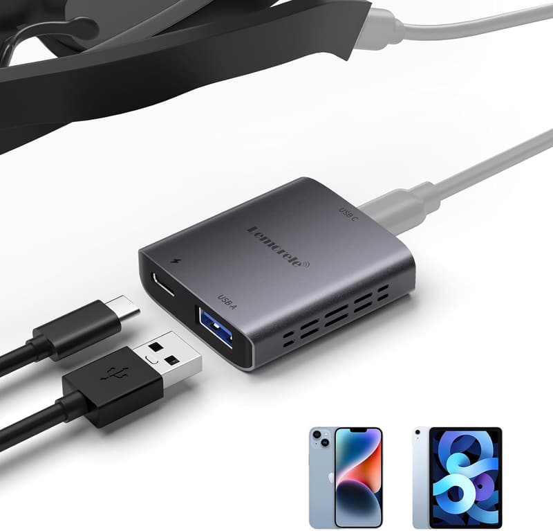iPhone 14以前対応 Lightning変換アダプター スマートグラス用【没入型AR体験】