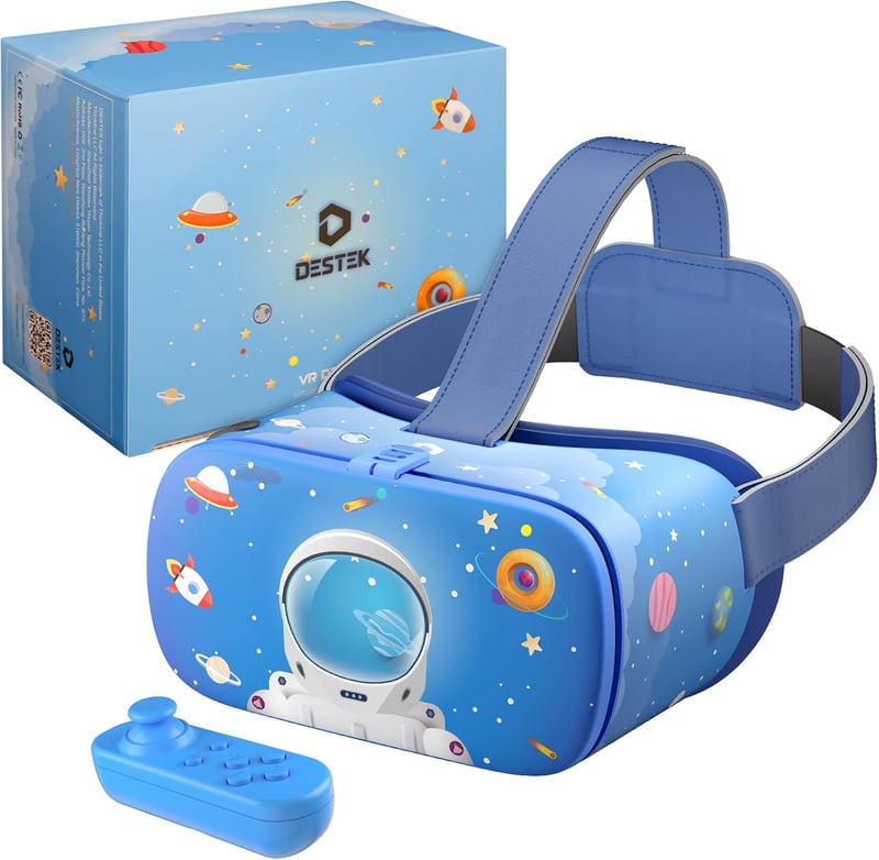 子供向けスマホ用VRゴーグル - 焦点調整・ブルーライトカット機能付き
