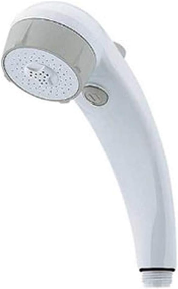 低水圧対応 マッサージシャワーヘッド ホワイト KAKUDAI 356-705
