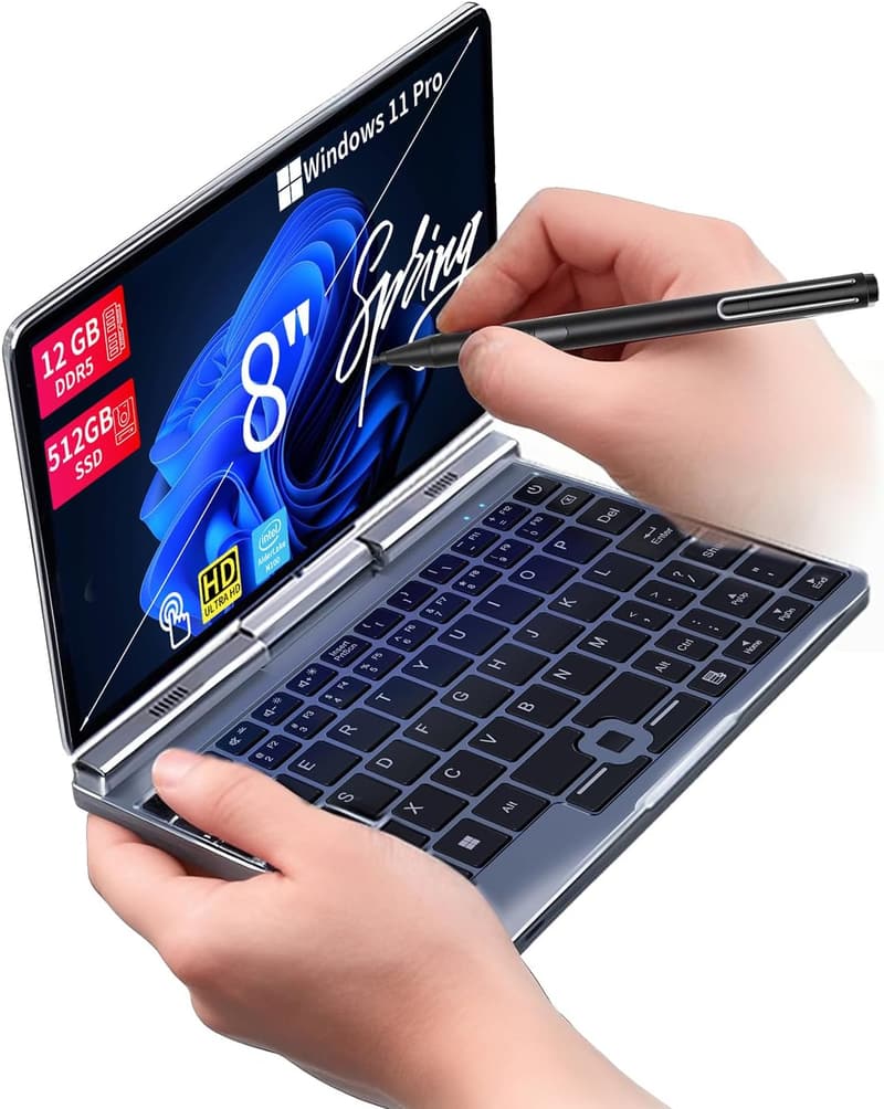 ウルトラポケットPC 日本語キーボード搭載 Windows 11 Pro 12GB RAM 512GB SSD