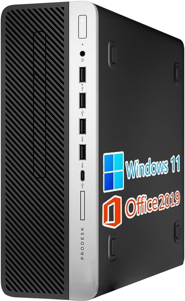 整備済み HP デスクトップPC 600G1 / Win 11 Pro / MS Office 2019 / Celeron G1820 / 4GB RAM / 128GB SSD