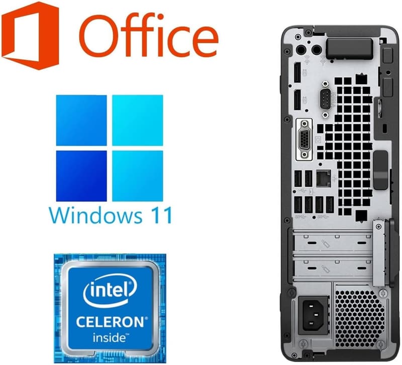 整備済み HP デスクトップPC 600G1 / Win 11 Pro / MS Office 2019 / Celeron G1820 / 4GB RAM / 128GB SSD