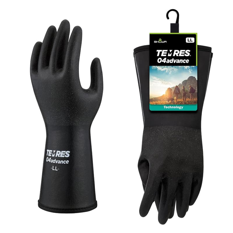 レイングローブ 防水透湿 ブラック LLサイズ アウトドア用