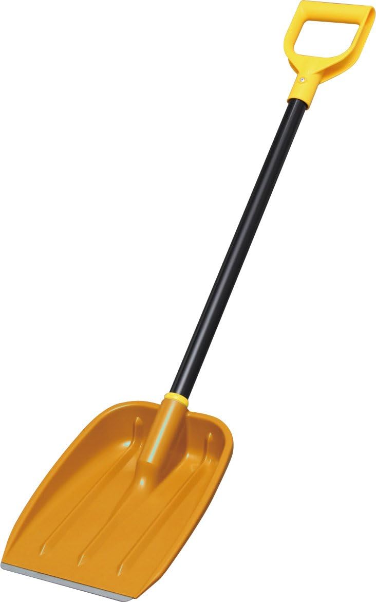 雪かき用メタルブレードスコップ(オレンジ)