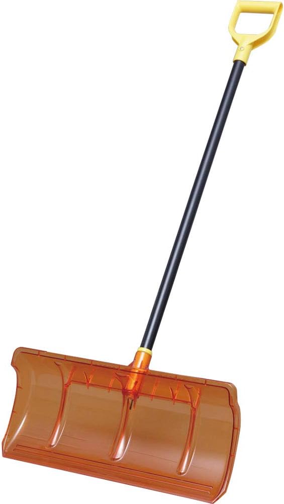 雪かきスコップ アイリスオーヤマ スノープッシャー PPS570 オレンジ 134cm