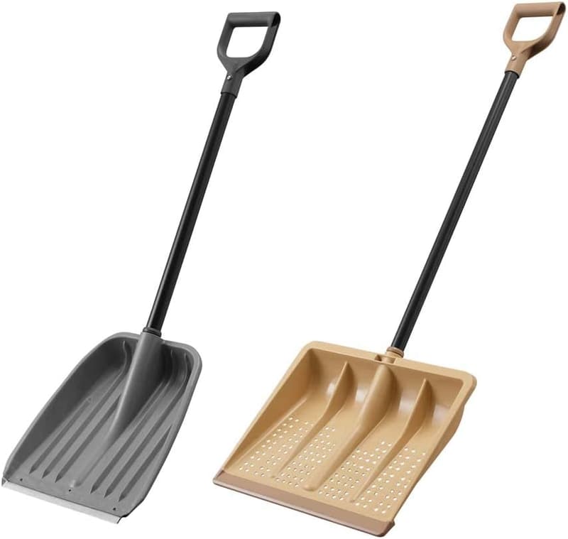 アイリスオーヤマ 雪かきセット 軽量1.1kg コンパクト収納 持ち運び便利 グレー/ベージュ