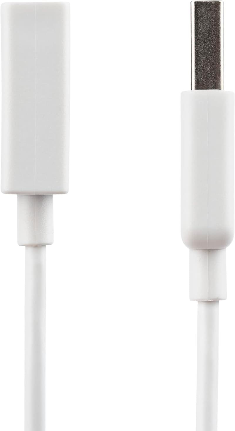 USB 2.0 A-A延長ケーブル ホワイト 1m オス/メス USBケーブル