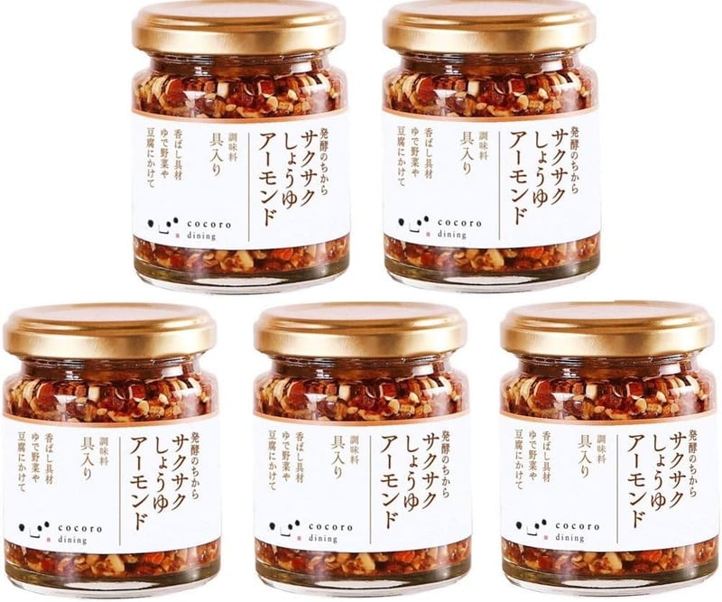大容量しょうゆアーモンド（非常食・保存食）5個セット