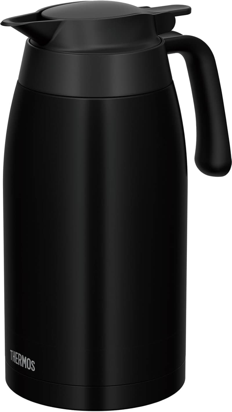 マットブラック 2L ステンレス保温ポット 卓上用 TTB-2001
