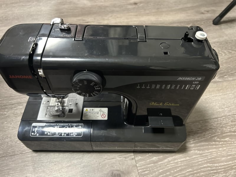 ジャノメ 電動ミシン JN508DX-2B ブラックエディション