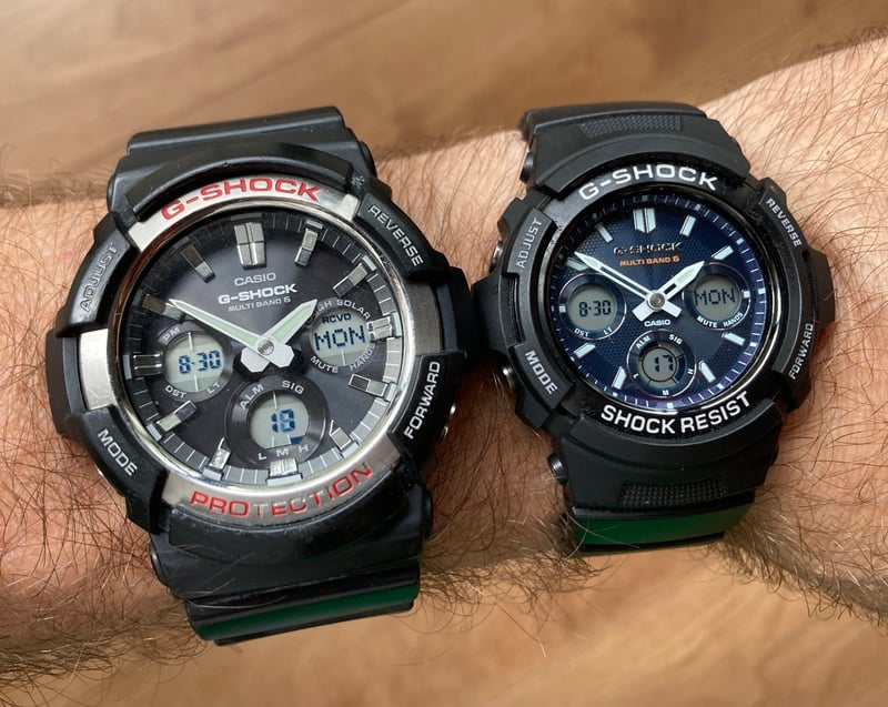 G-SHOCK タフソーラー 電波時計 メンズ AWG-M100B-1A