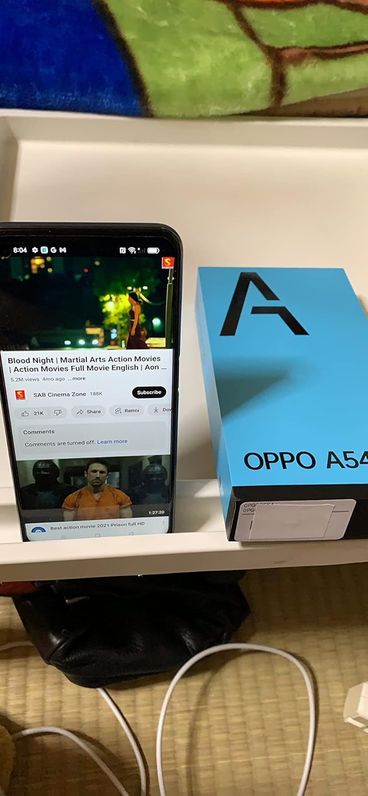 OPPO A54 SIMフリー（4GB/64GB）シルバーブラック - KDDI au Mobile