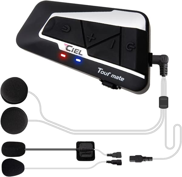 シエル ツアーメイト Bluetooth ヘッドセット 日本語音声案内・国内サポート・防水 IP67対応【最大16時間通話】
