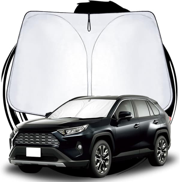 トヨタ RAV4 50系 専用 UVカット折り畳みサンシェード