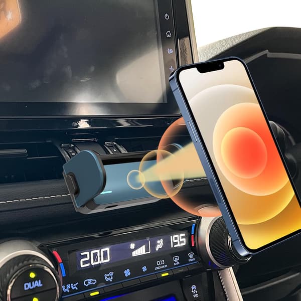 RAV4専用 電動型スマホホルダー 360度回転 車載スタンド