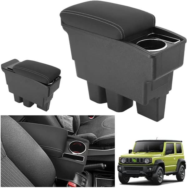 ジムニー専用 アームレスト コンソールボックス 多機能車内収納 JIMNY JB64W/JB74W H30.7-現行