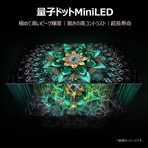TCL 55V型 4K MiniLED テレビ 55Q6C - Google TV・Dolby Atmos・ゲームマスター機能搭載