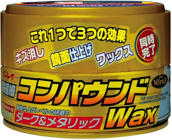 ダーク・メタリック対応 カーワックス コンパウンドWAX 350g【リンレイ】