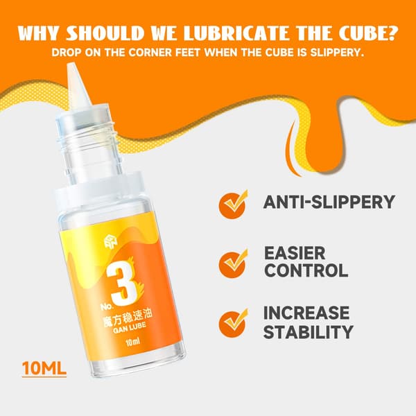 スピードキューブ用潤滑剤10ml & 収納バッグ付き