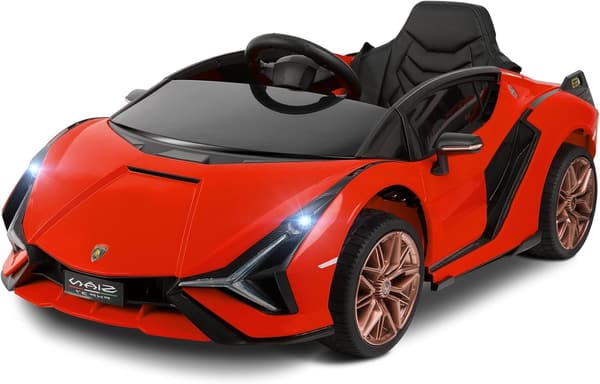 子供向け ランボルギーニ シアン 電動乗用カー デラックスバージョン レッド