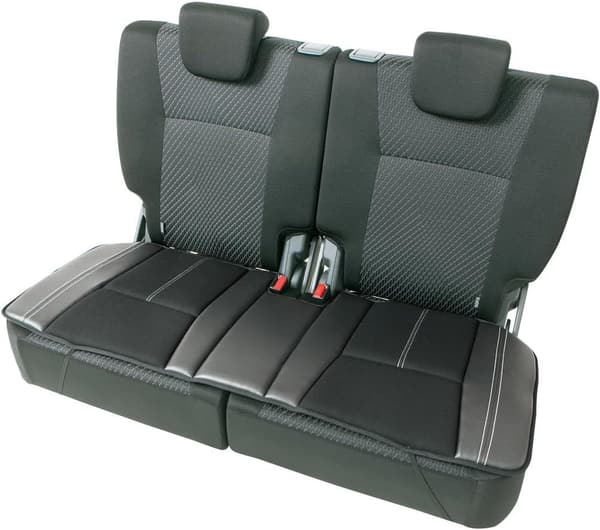 軽自動車用ツインシートクッション 黒 ベーシックレザー 5345-22BK