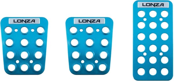 MT車専用ナポレックス LONZA アルミミニペダルセット ブルー