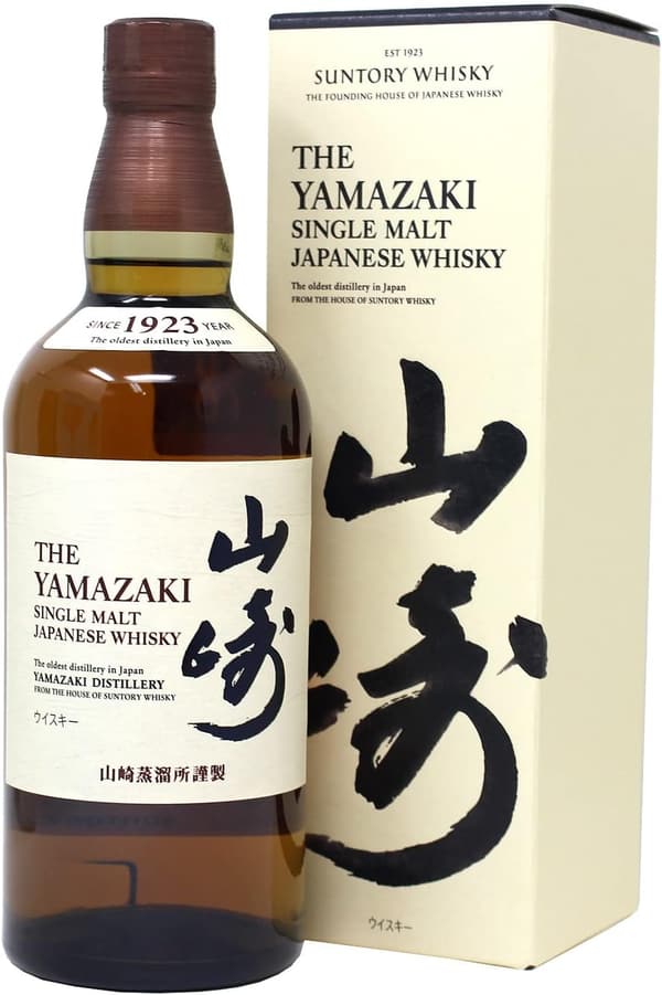 サントリー山崎シングルモルトウイスキー43度ギフトボックス入り700ml