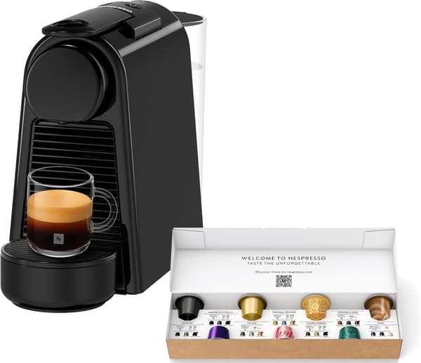 エッセンサミニ カプセル式コーヒーメーカー ピアノブラック おしゃれ コンパクト