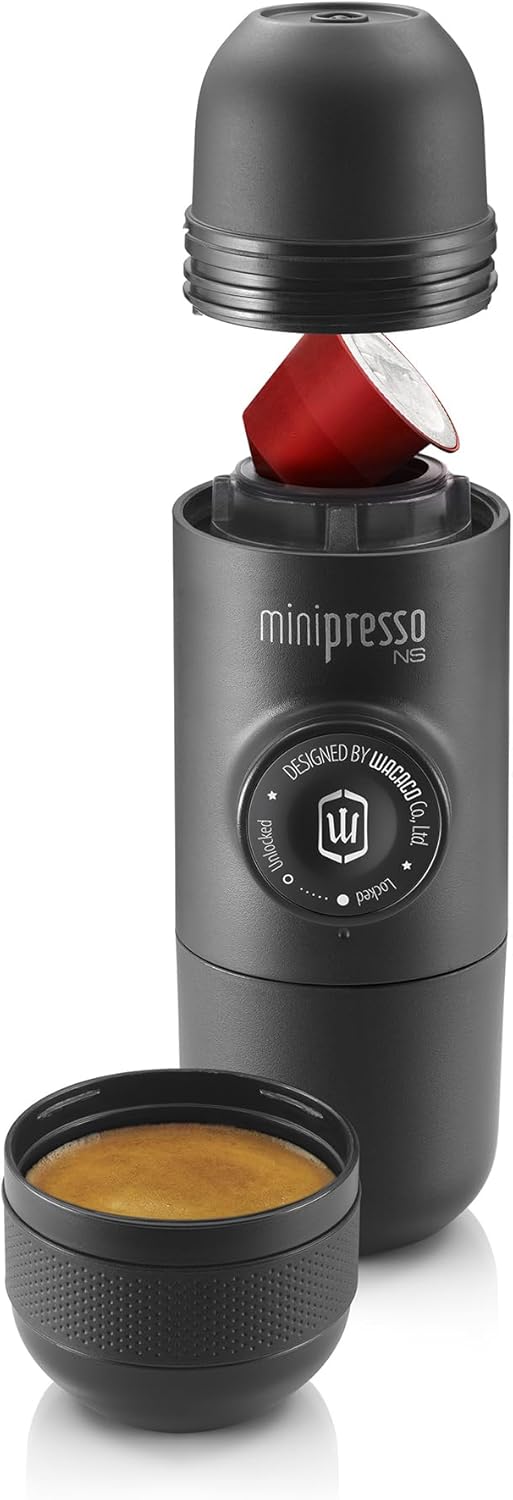WACACO Minipresso NS ポータブルエスプレッソマシン 旅行用 手動操作